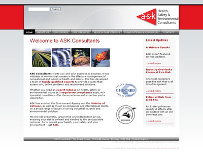 ASK consultants website
