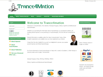 Trance4mation website