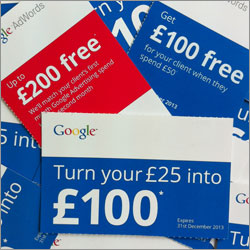 Google Adwords vouchers