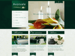 Avonvale Funeral Services website