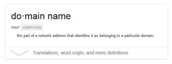 domain-names-definition