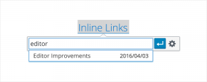 WordPress 4.5 inline links