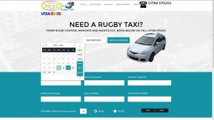 Rugby taxi booking form