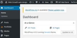 WordPress updates to 4.6