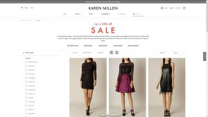 Karen Millen homepage