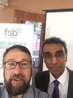 Dinesh Fernando and Paul Miles Rogers Rugby FSB meeting Sept 2017