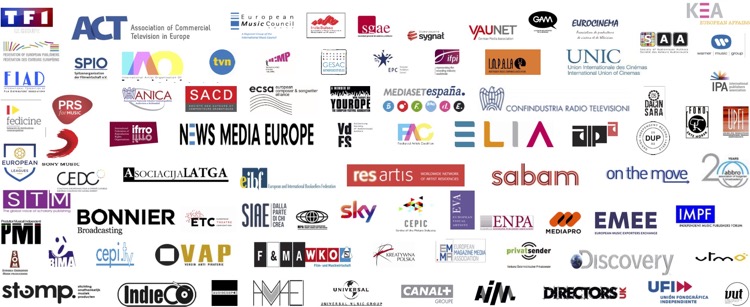 EU music organisations supporting Article 13