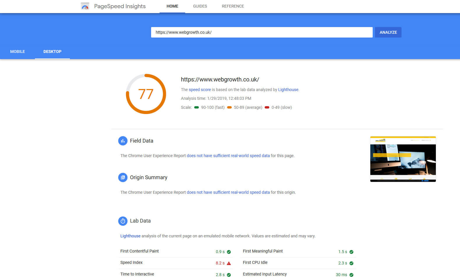 Google PageSpeed Insights